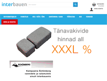 Tablet Screenshot of interbauen.ee
