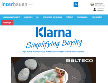 Tablet Screenshot of interbauen.fi